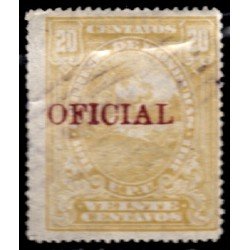Honduras Servicio 33a 1911/16 sobrecarga roja Paisaje hondureño usados