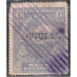 Honduras Servicio 31a 1911/16 sobecarga negra Paisaje hondureño usados