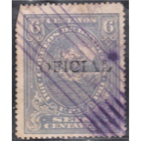 Honduras Servicio 31a 1911/16 sobecarga negra Paisaje hondureño usados Honduras Servicio 31a 1911/16 sobecarga negra Paisaje hondureño usados