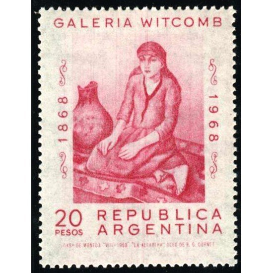 PI1 Argentina 832 1968 100 de la Galeria Witcomb de Buenos Aires PI1 Argentina 832 1968 100 de la Galeria Witcomb de Buenos Aires
