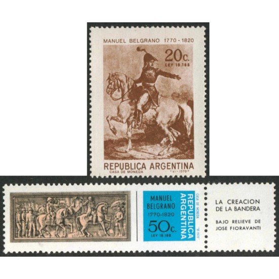 FAU3/S Argentina Nº 863/64  200 Años del Nacimiento del General Manuel Belgranoo