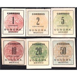México 280/85 1914/15 Estado libre y soberano de Sorona MH