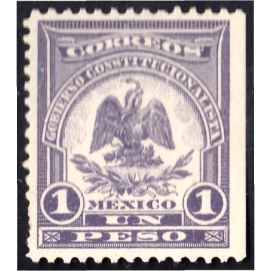 México 257 1914 Escudo Shield MH México 257 1914 Escudo Shield MH