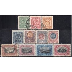 México 180/89 1899 Escudo Shield Caídas de Juanacatlan Catedral usados