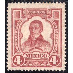 México 198 1910 Juan Aldama sin goma- Fijasellos México 198 1910 Juan Aldama sin goma- Fijasellos