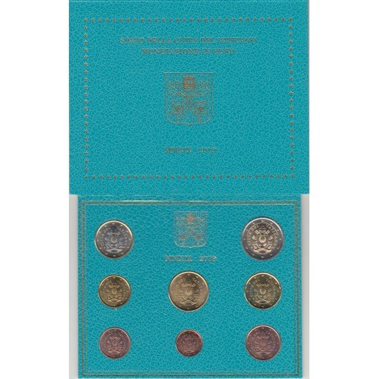 Vaticano 2019 Cartera Oficial Monedas € euros Papa Francisco