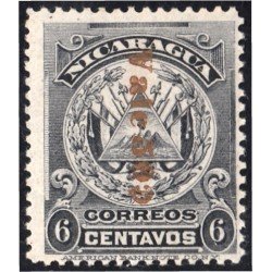 Nicaragua 218 1906/09 Escudo Shield Vale 50 sin goma Nicaragua 218 1906/09 Escudo Shield Vale 50 sin goma