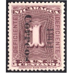 Nicaragua 170 1901 Timbre de 1900  sin goma