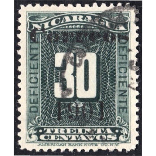 Nicaragua 160 1901 Timbre taxa de 1900  usados