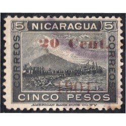 Nicaragua 147 1901 Volcán Momotombo usado