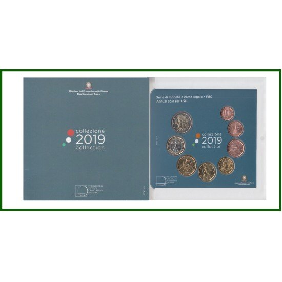 Italia 2019 Cartera Oficial Monedas € euros 