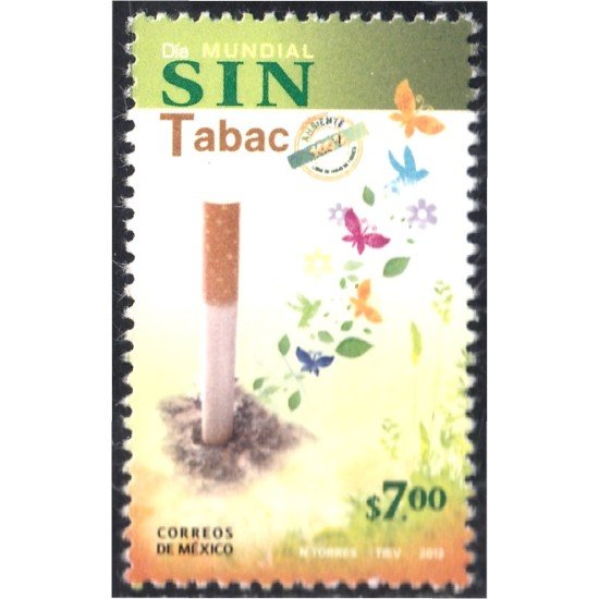 México 2685 2012 Día Mundial sin tabaco MNH México 2685 2012 Día Mundial sin tabaco MNH