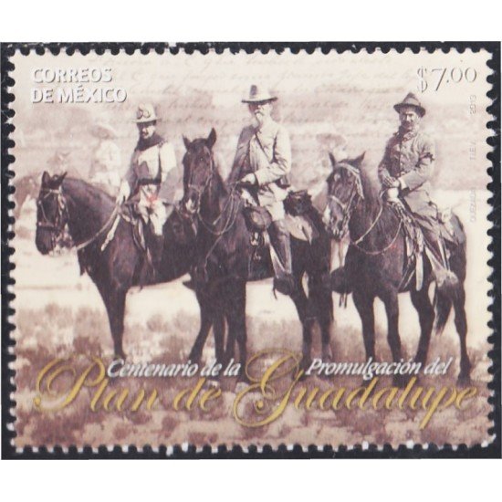 México 2732 2013 Centenario del Plan de Guadalupe MNH México 2732 2013 Centenario del Plan de Guadalupe MNH