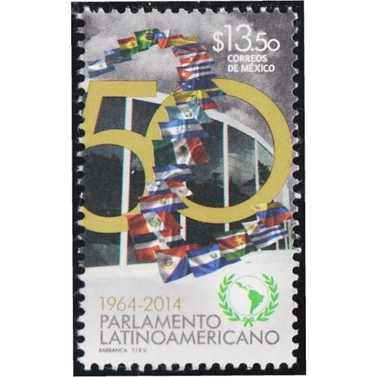 México 2883 2014 Parlamento Latinaomericano MNH México 2883 2014 Parlamento Latinaomericano MNH