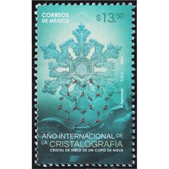 México 2873 2014 Año Internacional de la Cristalografía MNH México 2873 2014 Año Internacional de la Cristalografía MNH