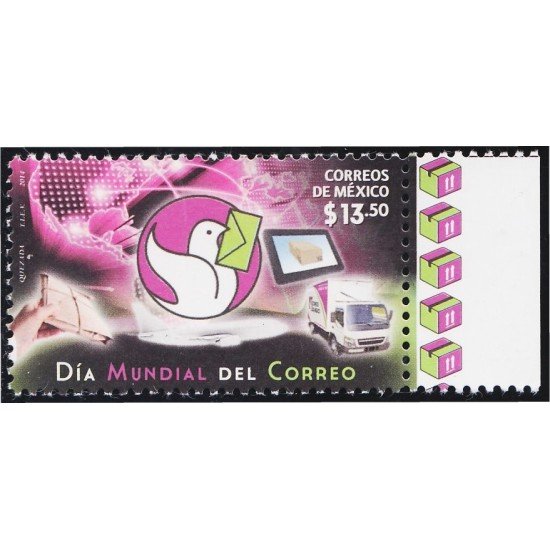 México 2843 2014 Día Mundial del Correo MNH México 2843 2014 Día Mundial del Correo MNH