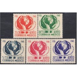 Mexico A- 134/38 1945 Conferencia Interamericana sobre la guerra y la paz MNH