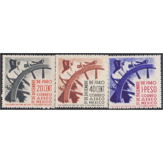 Mexico A- 107/09 1940 Elección a la Presidencia de Ávila Camacho MNH
