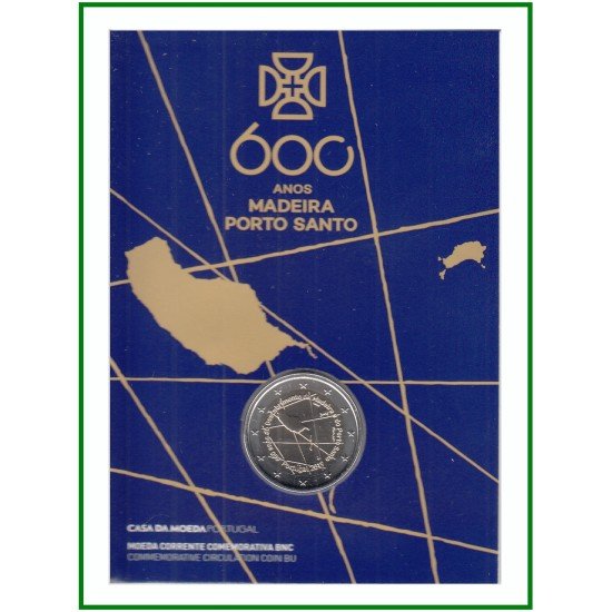 Portugal 2019 Cartera Oficial Coin Card Moneda 2 € Madeira Porto Santo Portugal 2019 Cartera Oficial Coin Card Moneda 2 € Madeira Porto Santo