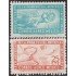 Mexico A- 180/81 1950 LXXV Aniversario de la Unión Postal Universal MNH