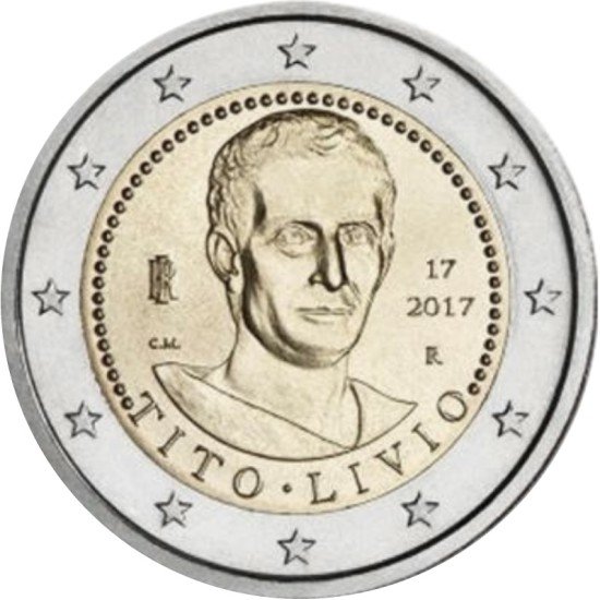 Italia 2017 2 € euros conmemorativos Tito Livio Italia 2017 2 € euros conmemorativos Tito Livio