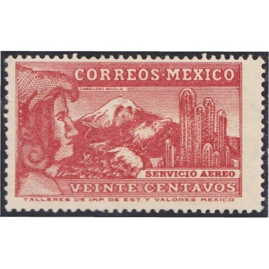 Mexico A- 76 1938 Popocatepetl Caballero Águila MH