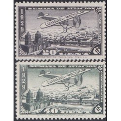 Mexico A- 24/25 1929 Avioneta Airplane MH Mexico A- 24/25 1929 Avioneta Airplane MH