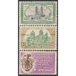 Mexico A- 113/15 1942 IV  Centenario de la fundación de Guadalajara MH