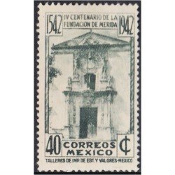 Mexico A- 111a 1942 IV Centenario de la Fundación de Mérida sin goma sin sb