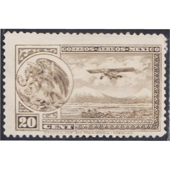 Mexico A- 13 1929/35 Aeroplano airplane sin goma