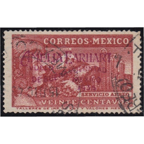 Mexico A- 68A 1934/35 Popocatepetl Caballero Águila usado Falso