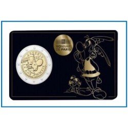 Francia France 2019 Cartera Oficial Coin Card 2 € euros conm.1  Asterix 