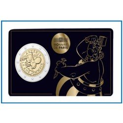 Francia France 2019 Cartera Oficial Coin Card 2 € euros conm. 2 Asterix