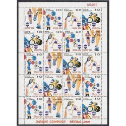 El Salvador 1743/46 2008 Minihojita Juegos Olímpicos de Verano en Pekin MNH El Salvador 1743/46 2008 Minihojita Juegos Olímpicos de Verano en Pekin MNH