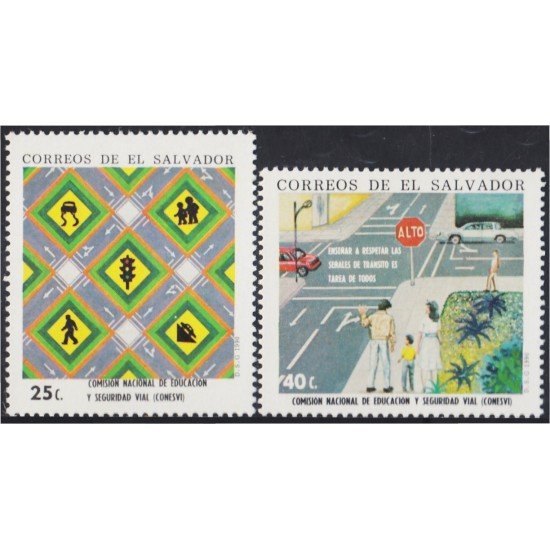 El Salvador 1088DE 1990 Comisión Nacional de la Educación y Seguridad Vial MNH El Salvador 1088DE 1990 Comisión Nacional de la Educación y Seguridad Vial MNH