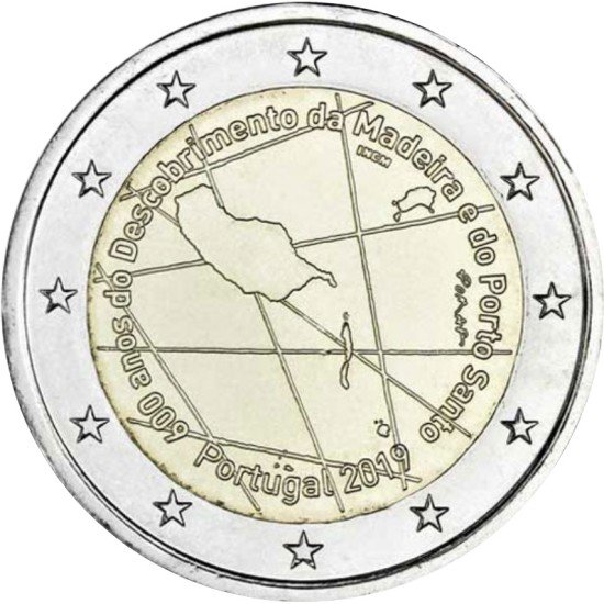 Portugal 2019 2 € euros conmemorativos Madeira 