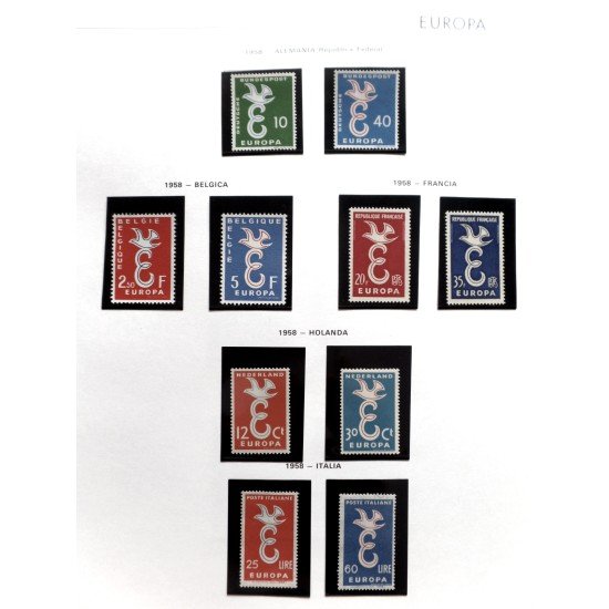 Collección Collection Tema Europa 1958 - 1983 MNH 3890€