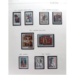 Colección Collection Tema Europa 1975 - 1992  MNH