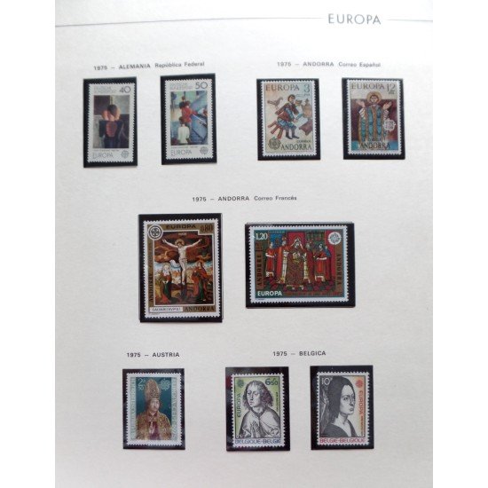 Colección Collection Tema Europa 1975 - 1992  MNH