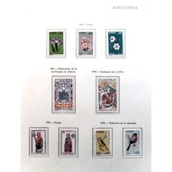 Colección Collection Andorra Francesa 1972 - 1995 MNH Colección Collection Andorra Francesa 1972 - 1995 MNH