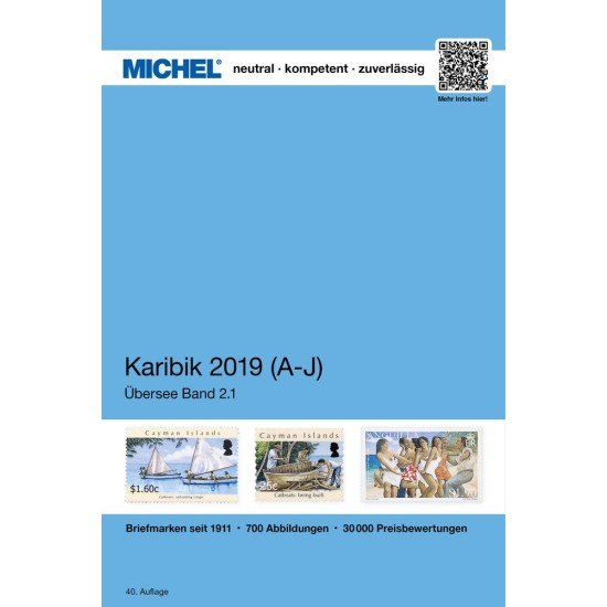 MICHEL Übersee-Katalog Karibische-Inseln 2019/2020, Band 1 A-J (ÜK 2/1) MICHEL Übersee-Katalog Karibische-Inseln 2019/2020, Band 1 A-J (ÜK 2/1)
