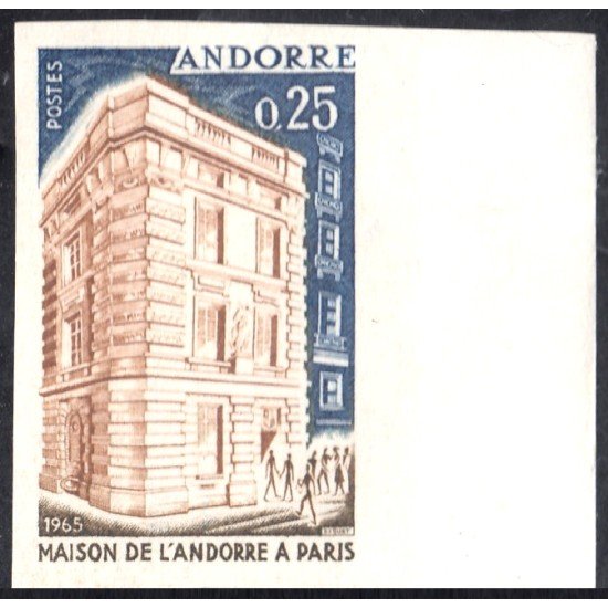 Andorra Francesa 174 1965 Casa Andorra MNH Sin dentar Andorra Francesa 174 1965 Casa Andorra MNH Sin dentar