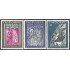 Andorra Francesa 221/23 1972 Pintura de San Juan Caselles MNH