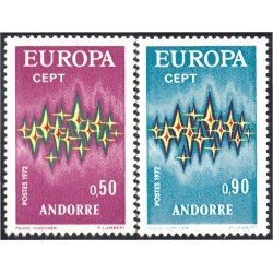 Andorra Francesa 217/18 1972 Europa Cept MNH Andorra Francesa 217/18 1972 Europa Cept MNH
