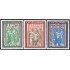Andorra Francesa 214/16 1971 Pintura de San Juan Caselles MNH