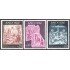 Andorra Francesa 184/86 1967 Pintura mural del siglo XVI MNH