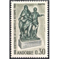 Andorra Francesa 181 1967 Centenario de la Nueva Reforma MNH