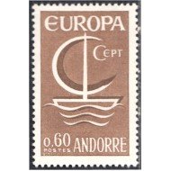Andorra Francesa 178 1966 Europa Cept MNH