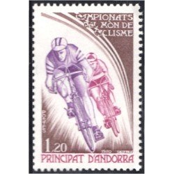 Andorra Francesa 288 1980 Campeonato del mundo de Ciclismo MNH Andorra Francesa 288 1980 Campeonato del mundo de Ciclismo MNH