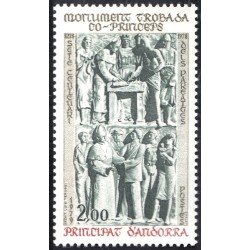 Andorra Francesa 280 1979 Monumento Coprincipes MNH